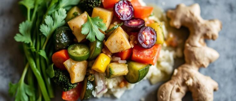 Имбирь в вегетарианских блюдах: усиливаем вкус без мяса