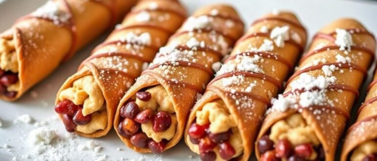 Имбирные канноли с пряной начинкой: итальянская классика по‑новому